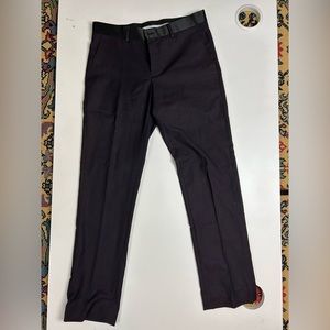 Blackberrys Men’s Slim Fit Burgundy Dress Pants